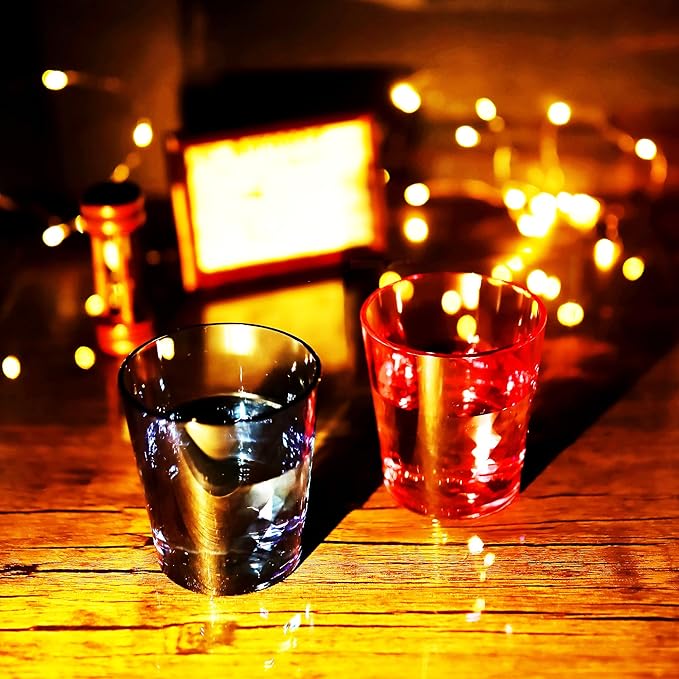 SCANDINOVIA - 13 Oz Unbreakable Cups - Vibrant Acrylic Tumblers, Shatterproof, Reusable & Dishwasher Safe, Smooth Rims, BPA-Free, Indoor & Outdoor Use, Plastic Cocktail Glasses - Set of 6-13 Oz