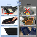 ROTTOGOON 7Qt Collapsible Colander Strainer, Expandable Over the Sink Colander, Adjustable Silicone Kitchen Sink Strainer, Foldable Large Colanders Basket to Wash Vegetable, Fruit, 15" to 19", Black