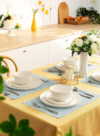 Sweese 20 Oz Porcelain Bowls Set of 6 - Durable for Cereal, Soup, Rice, Pasta, Salad, Oatmeal - Microwave Dishwasher Safe, White