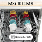 Zulay Kitchen Porcelain Butter Crock With Lid & Knife - Authentic French Butter Dish For Fresh & Spreadable Butter - Gray