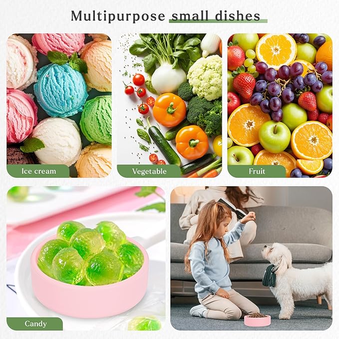 Silicone Egg Molds - 2Pcs Air Fryer Bites Molds, 4 Inch Reusable Maker Pan, Muffin Microwave Cooker Oven Dishwasher Safe (Pink)
