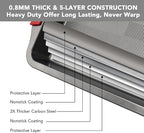 Tiawudi 13" x 9" Cake Pan, 0.8mm Thick Heavy Duty Baking Dish with Diamond Texture Pattern for Even Heating, Nonstick Baking Pan for Bread, Brownie or Lasagna, Cake Mold with Silicone Grip Handles