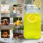 WELLIFE 1 Pack 64 oz Mason Jars Wide Mouth,Large Mason Jars for Pickling, Canning, Fermenting and Food Storage, Microwave & Dishwasher Safe