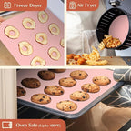 Silicone Baking Mat, 12 IN x 6 FT Free Cutting Baking Sheet, Non-Stick Reusable Dough & Pastry Mat, Non-Slip Silicone Mat Roll for Air Fryer Liner, Freeze Dryer, Oven Baking Pan, Kitchen Counter