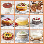 7 Inch Round Cake Pans, Removable Bottom & Easy Releasing, Leakproof & Nonstick Cake Pan, 304 Stainless Steel Cake Baking Cheesecake Pan, Non-Toxic & Healthy