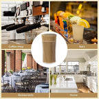 500 Pcs Gold Coffee Stirrers Holder Set Metallic Gold Coffee Stir Sticks Acrylic Stir Stick Holder Cocktail Straws Bar Straws Drink Stirrers for Coffee Bar Decor Juice Party Halloween Supplies