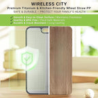 Titanium Cutting Board for Kitchen – Double-Sided Chopping Board, Premium Titanium and Wheat Straw PP, Durable Food Grade, Easy to Clean, 16”×10”×1” Large