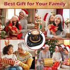 PUSEE Coffee Mug Warmer - Electric Large Candle Warmer Plate with 4H Auto Shut Off, 3-Temp Settings Cup Heater for Desk, Tea, Milk, Cocoa