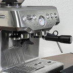 54mm Bottomless Portafilter Compatible with Breville Barista Express, BES870XL, BES870BSXL, BES878BSS, BES880BSS Espresso Machine (ABS Handle-Black)