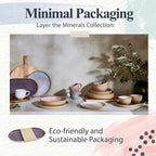 Portmeirion Minerals Oval Dish (12"x 6.4") - Stoneware Tableware with Unique Amethyst Glaze - Contemporary Dining & Essential Scandinavian Entertaining, Durable Ceramic Server for Meals & Gatherings