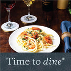 Vikko Dinner Plate, Set of 4 White Plates, Ceramic Dinner Plates Set, Stackable 10 Inch Dinner Plates for Every Day and Special Occasion, Restaurant Style, Dishwasher Safe, Microwave Safe