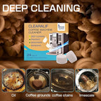 CLEARALIF Coffee Machine Cleaner Descaler Tablets, 24 Count, Unscented, Coffee Machine Descale Works With All Coffee Makers
