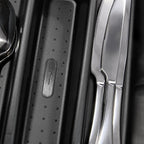 madesmart Classic Mini Silverware Tray Soft Grip, Non-Slip Kitchen Drawer, Multi-Purpose Home Organization, BPA Free, 5 Compartments, Carbon