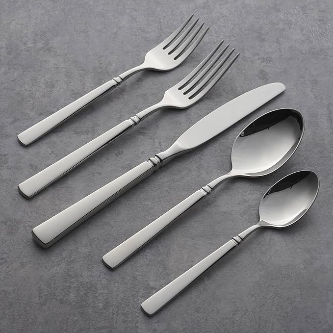 Oneida Easton Flatware, 5 Piece, Silver