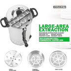 Commercial Coffee Urn 50 Cup/8L Coffee Dispenser with Upgraded Percolator, 304 Stainless Steel Hot Water Urn Beverage Dispenser with Keep Warm Mode, Large Coffee Maker for Catering Party