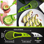 Umien™ Granite Mortar and Pestle Set - 100% Granite - 3.5-Cups - 8-Inch – Avocado Tool Included – Natural Stone Molcajete for Spices, Pestos, & Guacamole (Black) - Stone Grinder - Guacamole