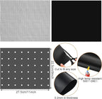 6 Pack Reusable Liners for Toaster Oven Non Stick Fryer Mat Air Fryer Oven Liners Easy Clean Toaster Mat Compatible with Cuisinart, Ninja, Kalorik Microwave(9 x 11 Inch)