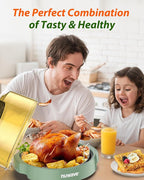 Nuwave Oven Pro Plus Air Fryer, Infra-Red Countertop, 2025 Advanced Convection, No Defrosting or Preheating, Cook Fresh or Frozen, Durable Power Dome, 100 Presets & 50 Memory, PFAS Free, Wild Olive