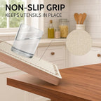 Placemats Set of 6, Heat Resistant & Waterproof Table Mats for Dining, Non Slip Scratch Proof Place Mats for Kitchen, Easy to Clean - Outdoor,Indoor Use（17x12 Inch）