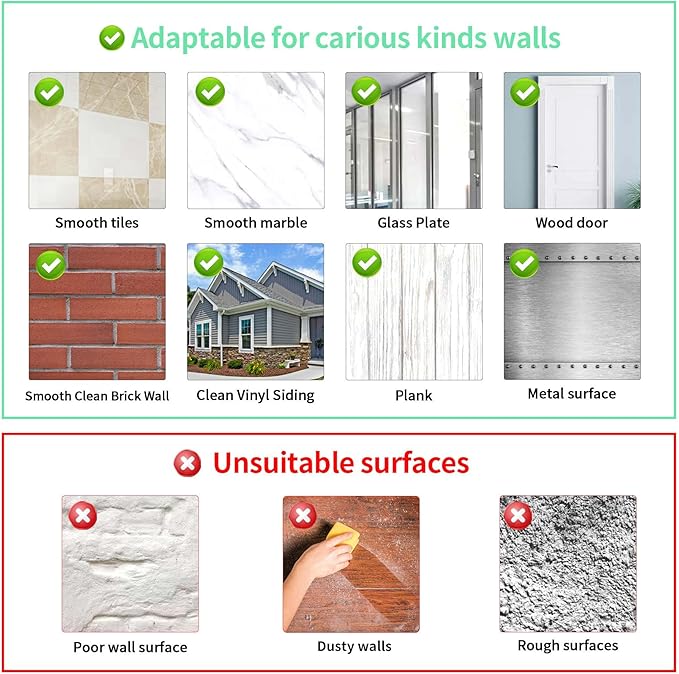 Antimbee 10-Pack All-Purpose Large Adhesive Hooks for Hanging, Banana Hook, Heavy Duty Adhesive Hooks 37 lb(Max), Sticky Wall Hook fit Home, Bathroom, Kitchen, Office and Outdoor