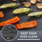 Air Fryer Liners Compatible with Breville BOV900BSS the Smart Oven Air Fryer Pro, 100 PCS Unbleached Parchment Paper Disposable with 4 PCS AirFryer Oven Liners Accessories for Breville Toaster Oven