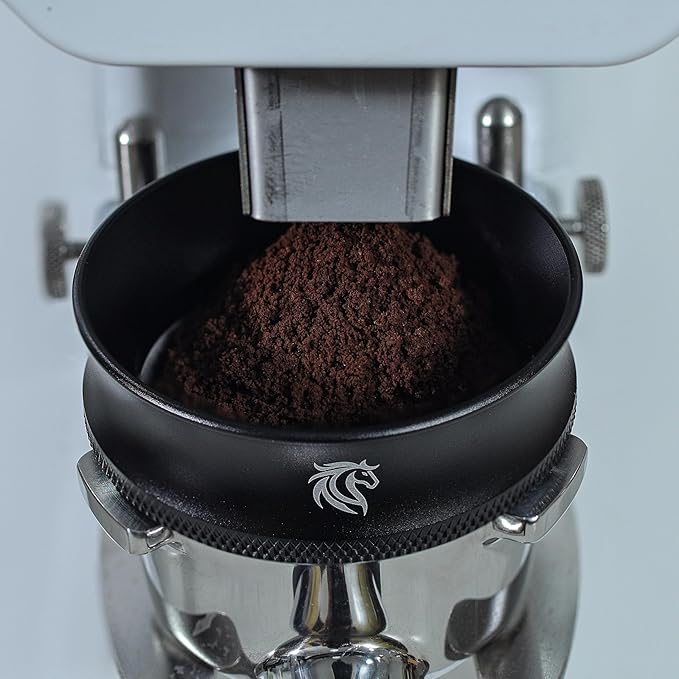 58mm Espresso Funnel and Puck Screen Kit - Magnetic Dosing Funnel with Filter Compatible with 58mm Portafilter Basket - Premium Espresso Tools Set