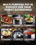 Cooks Standard 02616 Professional Grade Lid 30 Quart Stainless Steel Stockpot, Silver