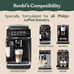 Roobi Philips Compatible Descaling Solution & Cleaner. Specially Formulated for Philips Espresso Machines. Carbon Neutral Descaler Kit. 2 Uses per Bottle, 2 Pack