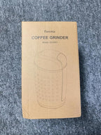 Coffee Grinder, Electric Coffee Grinder with 3.5Oz Large capacity, One-Touch Coffee and Spice Grinder with Stainless Blade, Cleaner Brush And Spoon for Home Use (White)