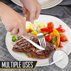 Gradient Gold Silverware Set, 20-Piece Stainless Steel Cutlery Set, Kitchen Flatware,Utensil Set Service for 4, Include Knife/Fork/Spoon, Mirror Polished