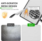 AceFly Stainless Steel Cutting Board, Dishwasher Safe Double Sided 316 Stainless Steel & Wheat Straw Cutting Board for Meat, Scratch Resistant & Non Toxic Chopping Board,Large Size 16" X 11"