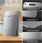 Titanium Cutting Board Ultra-Lightweight,Non-Toxic,Food-Grade Pure Titanium Cutting Boards for Kitchen Dishwasher Safe Double Sided High - End Chopping Board for Meat Vegetable Fruit