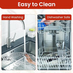 Fish Grill Basket for Grilling, Stainless Steel Basket, Non-Stick Fish Rack for Grilling with Adjustable Lock Removable Handle, Ideal for BBQ, Camping, Charcoal and Gas Grills