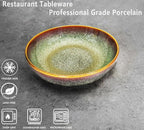 Large Pasta Bowls 56 Oz, soup bowl soup plate, Set of 2, Serving, Salad, Dinner, deep Plate/Wide Bowl, Microwave, Oven, Dishwasher Safe Kitchen Dinnerware, Modern Porcelain Dishes 10 inch