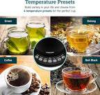 COSORI Electric Gooseneck Kettle Smart Bluetooth with Variable Temperature Control, Pour Over Coffee & Tea Maker, 100% Stainless Steel, Quick Heating, Matte Black
