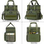 Weitars Tactical Lunch Box, Insulated Lunch Box, Large Expandable Heavy Duty Lunch Boxes for Men Women Durable Waterproof Leakproof Lunch Cooler Bag for Adults Work Outdoor Picnic Camping