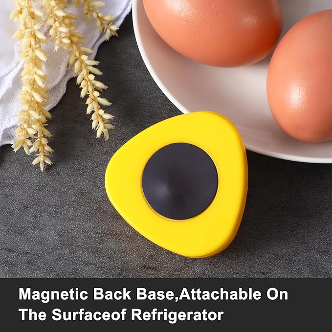 2 Pcs Raw Eggs Piercer Egg Hole Poker Puncher with Base Safety Lock to Get Good Hard Boiled Egg Easy Peeler Shell Remover Poker with Retractable Sharp Pin for Boiling Eggs Kitchen Tools