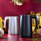 ZWILLING Enfinigy Cool Touch 1-Liter Electric Kettle, Cordless Tea Kettle & Hot Water - Silver