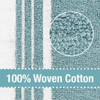All-Clad Dual-Purpose Kitchen Towels: Highly Absorbent, Super Soft Long Lasting - 100% Cotton, 17"x30" Dish Towels for Cleaning & Drying Dishes, Pans, Glassware, or Countertops, (3-Pack), Rainfall