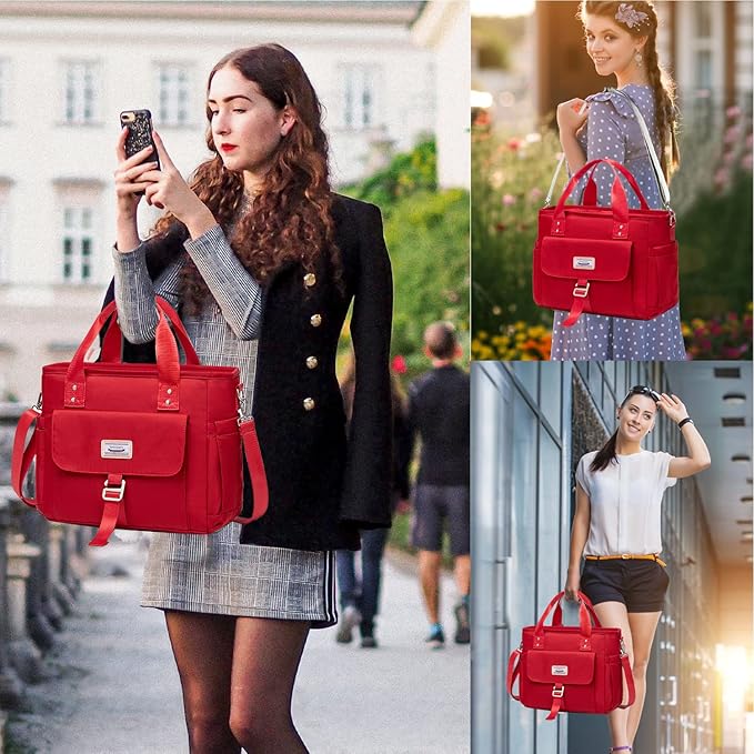 Weitars Insulated Lunch Bag for Women,Leak Proof Lunch Box for Work,Extra Large Lunch Tote Bag With Removable Shoulder Strap with Side Pockets,Reusable Lunch Cooler Bag For Picnic Hiking