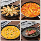 Cast Iron Skillet, 20cm Non Stick Frying Pan, Cast Iron Cookware for Restaurant Hotel Household Kitchen Use Dishwasher Safe, Oven Safe (20cm/7.87in)