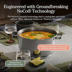 Our Place Titanium Perfect Pot Pro - 6.75 Qt No-Coating Nonstick Stock Pot | Tri-Ply Titanium & Stainless Steel | Oven-Safe up to 1000°F & Compatible with All Cooktops | Includes Spoon | Chrome