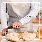 Lamson 3" x 6" Dough (Bench) Scraper with Walnut Handle