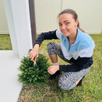 BEoffer 4 Pack Pruning Shears, 6.5 Inch Garden Scissors Gardening Hand Pruning Snips with Straight Stainless Steel Precision Blades for Gardening Flower Plant Precise Trimming and Pruning Maintenance