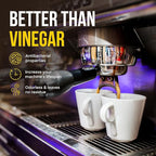 Bastion Coffee Machine Descaler & Cleaner - 4 Uses. (2 Bottles) Universal Descaling Solution Compatible with Keurig, Nespresso, Delonghi and All Single Use Coffee and Espresso Machines