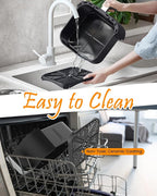 Nuwave Brio Plus 6-in-1 Air Fryer, 7-Qt Large Capacity, 50°F–400°F Precise Temp Control, Non-Toxic PFAS-Free Nonstick, Air Fry, Bake, Roast, Toast, Dehydrate, Reheat, 100 Presets, Dishwasher Safe