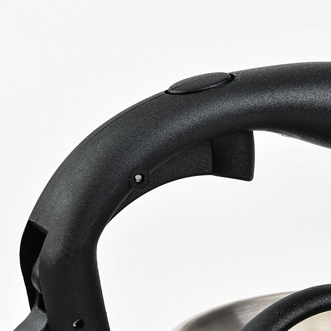 Whistling Stovetop Tea Kettle,Food Grade Stainless Steel, Cool Touch Ergonomic Handle, Fast Boil, for Gas, Electric, and Glass Ranges - 3L