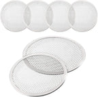 Boao 4 Pieces 10 Inch Pizza Screen Seamless Baking Aluminum Round Pizza Mesh Tray for Baking Oven Home Kitchen Restaurant Supplies