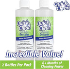 Quick & Clean 2-Pack Descaler (4 Total Uses) - Made in the USA - Descaling Solution for Keurig, Nespresso, Ninja, Delonghi, Coffee and Espresso Machines