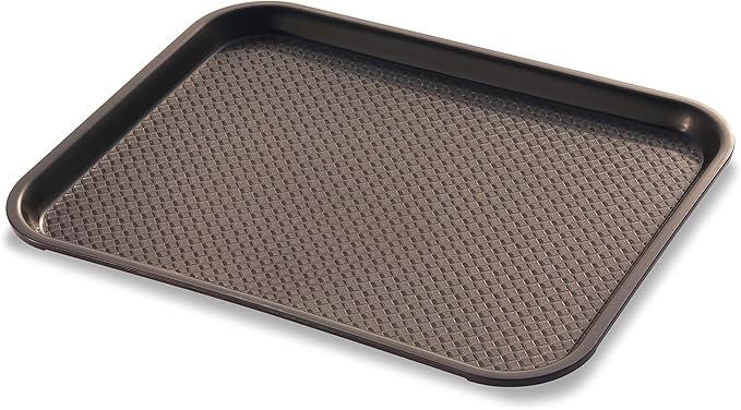 New Star Foodservice Fast Food Tray, Set of 12 (Brown, 14 by 18-Inch)